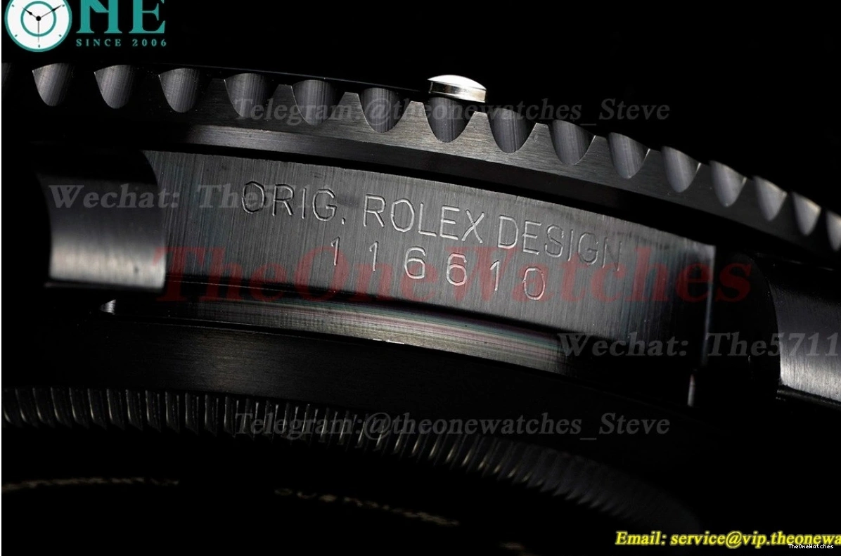 Dot SS Submariner 40mm Black VS3135 DLC V6F Blaken 0416